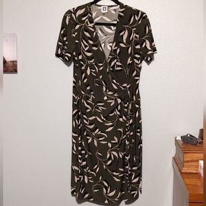 Anne Klein Olive Wrap Dress